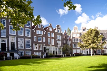 Foto op Canvas beguinage in amsterdam © crimson