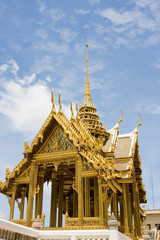 The temple in the Grand palace area  in Bangkok, Thailand