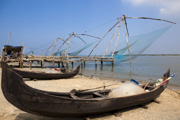 chinese fishing net of cochin