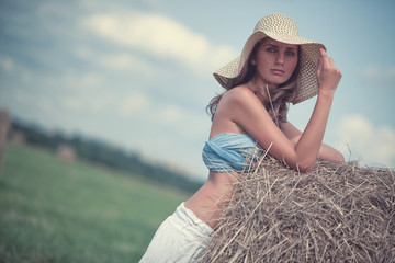 Young elegant woman