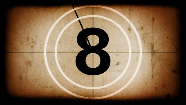 Old countdown leader with sound