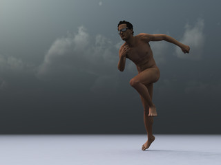 Naklejka premium athlet