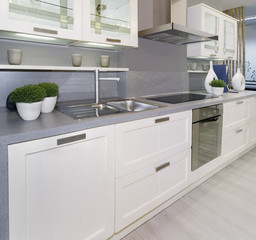 White kitchen