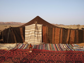 tente berbère au maroc