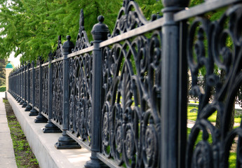 Steel fence