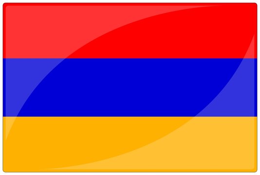 drapeau glassy armenie armenia flag
