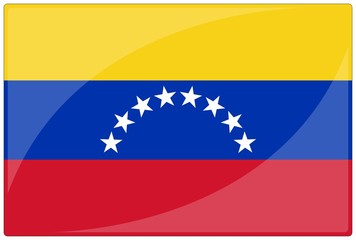 drapeau glassy venezuela flag