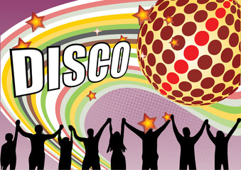 disco design vector