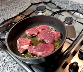 Steak braten 03