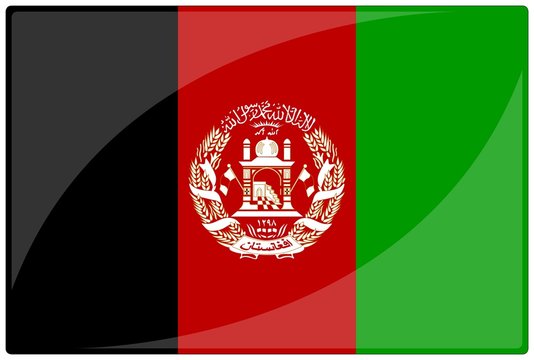 drapeau glassy afghanistan flag