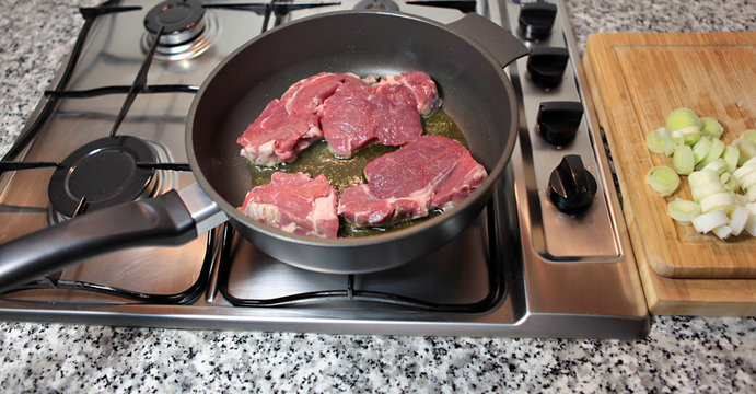 Steak braten 04
