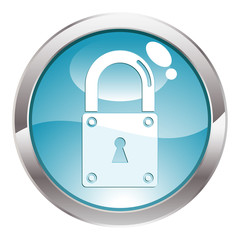 Gloss Button with Lock