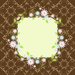 Vector floral background