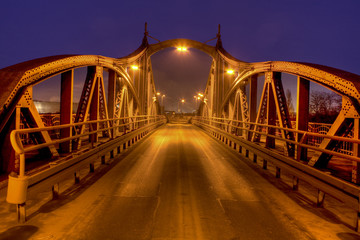 Alte Drehbrücke im Krefelder Hafen