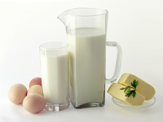 milk,butter and eggs