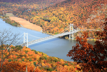 Fototapety  The foliage scenery at Hudson River region