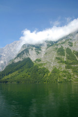 Naklejka na ściany i meble Alpine lake