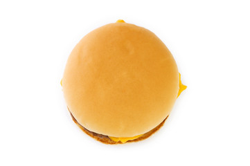 Cheeseburger  isolated on the white background
