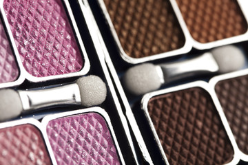 Palette of eyeshadows