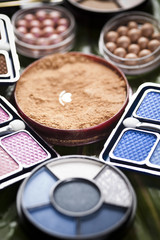 Colorful makeup collection