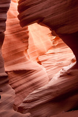 Light and Textures of Lower Antelope Canyon