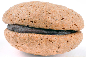 Macaron fourré au chocolat