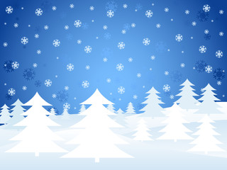 Obraz premium winter landscape