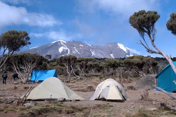 Gardinen Mount Kilimanjaro - das höchste Bergmassiv Afrikas © UbjsP