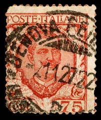 Vintage Italy  postage stamp