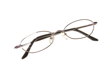 eyeglasses on white background