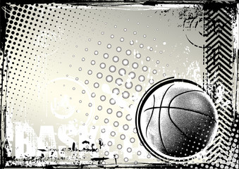 basketball grungy background