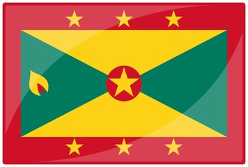 drapeau glassy grenade flag