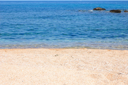 Sea abd sand landscape