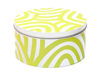 White-yellow container