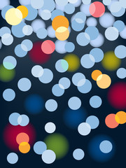 blurred lights vector