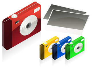 Obraz premium digital camera vector