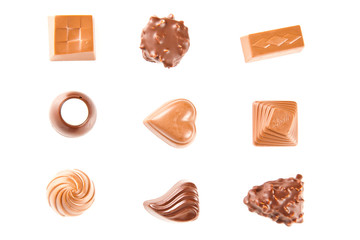 sweet chocolate bombon