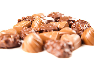 sweet chocolate bombon