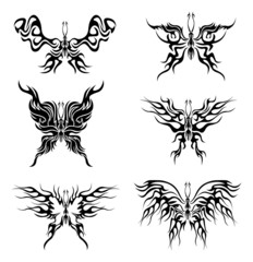 Fototapeta premium Flaming butterflies