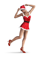 Christmas woman