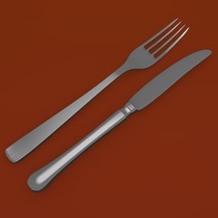 fork and knife