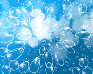 Air bubble background