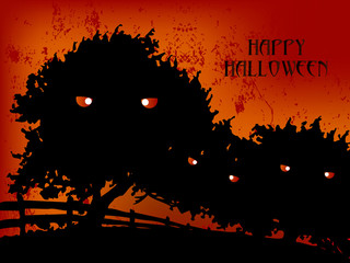 Happy Halloween Evil forest