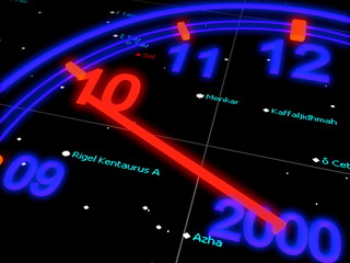 Blue New years space Speedometer © Anton Novikov