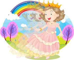 Wandaufkleber Prinzessin © GraphicsRF