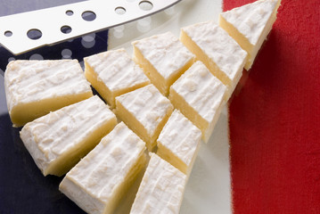 porcion de queso brie