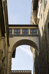Vasari corridor from Palazzo Vecchio to Uffizi