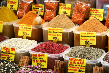Spices at market place