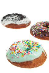 colourful ring-donuts
