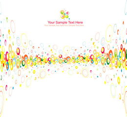 Abstract color background from elegance line.